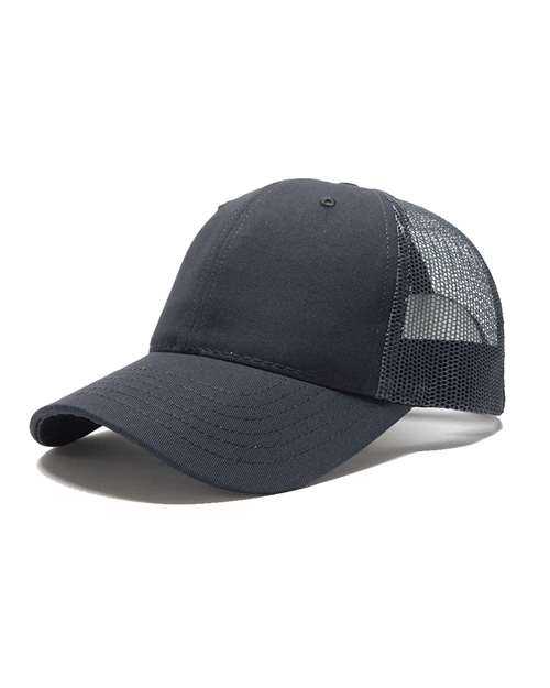 Classic Caps USA100 USA-Made Trucker Cap - Charcoal - HIT a Double