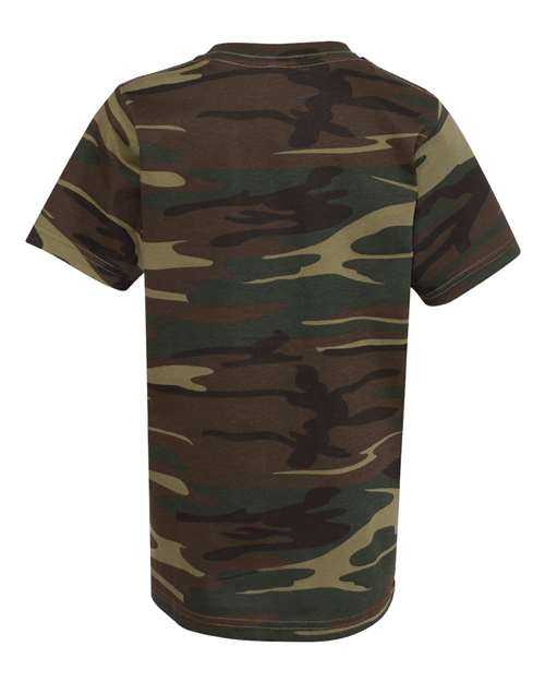 Code Five 2207 Youth Camouflage T-Shirt - Green Woodland - HIT a Double