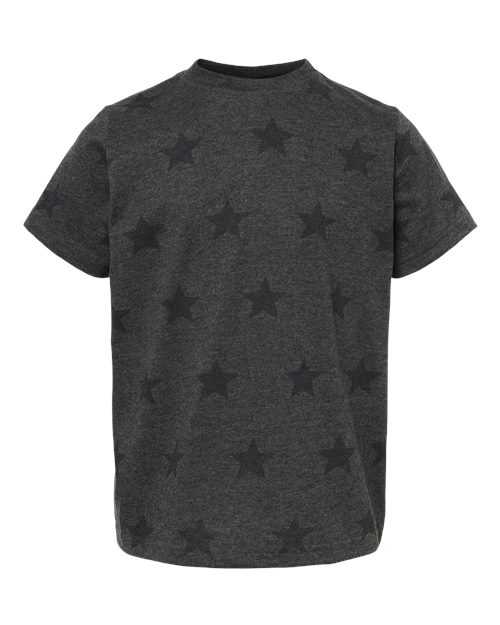 Code Five 3029 Toddler Star Print Tee - Smoke Star - HIT a Double