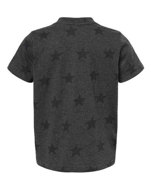 Code Five 3029 Toddler Star Print Tee - Smoke Star - HIT a Double