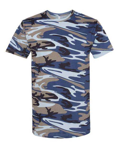 Code Five 3907 Adult Camo Tee - Blue Woodland - HIT a Double