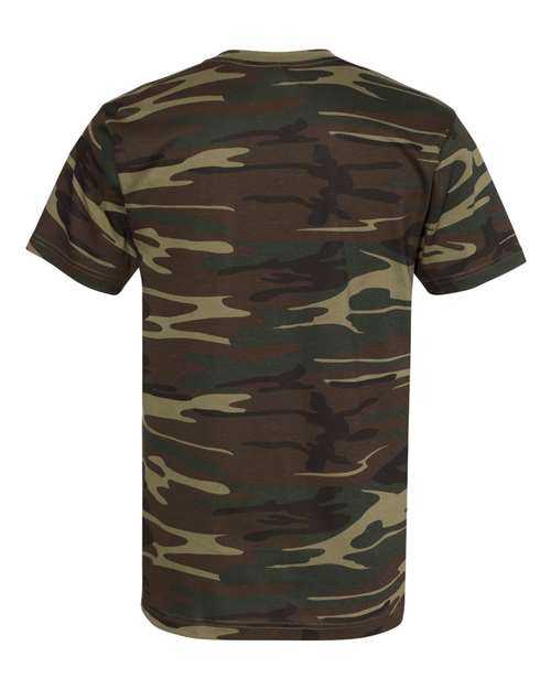 Code Five 3907 Adult Camo Tee - Green Woodland - HIT a Double
