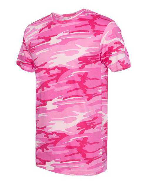 Code Five 3907 Adult Camo Tee - Pink Woodland - HIT a Double