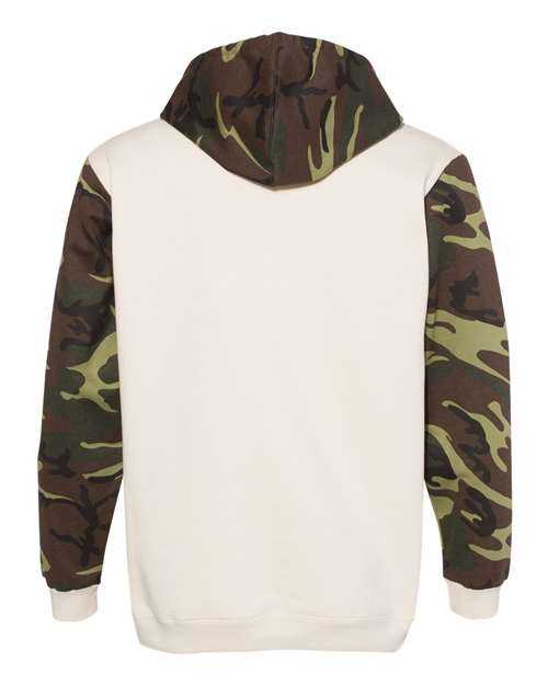 Code Five 3967 Fashion Camo Hooded Sweatshirt - Natural Green Woodland Orange - HIT a Double