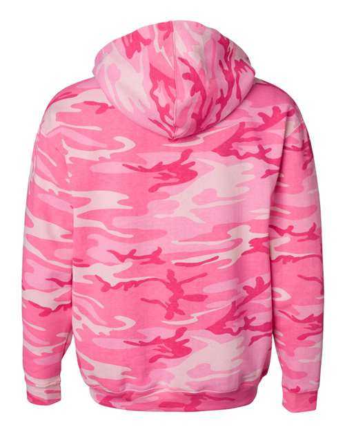 Code Five 3969 Camo Pullover Fleece Hoodie - Pink Woodland - HIT a Double