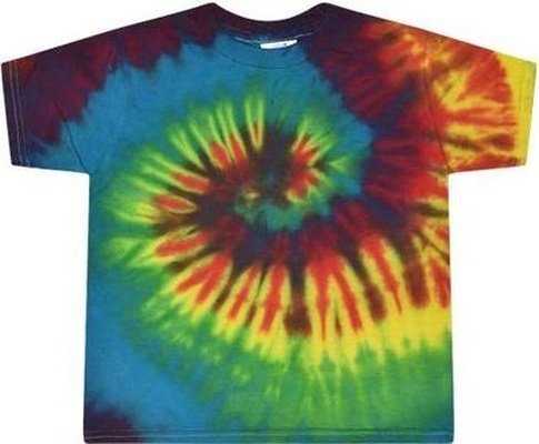 Colortone 1160 Toddler Tie-Dyed T-Shirt - Reactive Rainbow - HIT a Double - 1