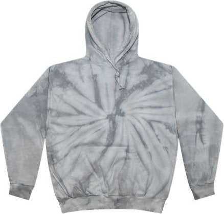 Colortone 8777 Tie-Dyed Hooded Sweatshirt - Spider Silver - HIT a Double - 1