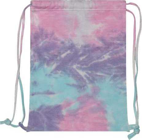 Colortone 9500 Tie-Dyed Drawstring Backpack - Cotton Candy - HIT a Double - 1