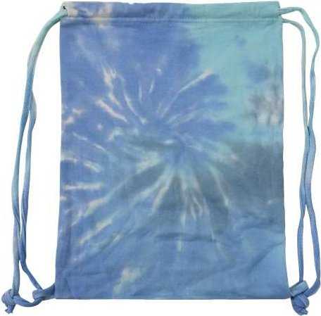 Colortone 9500 Tie-Dyed Drawstring Backpack - Lagoon - HIT a Double - 1