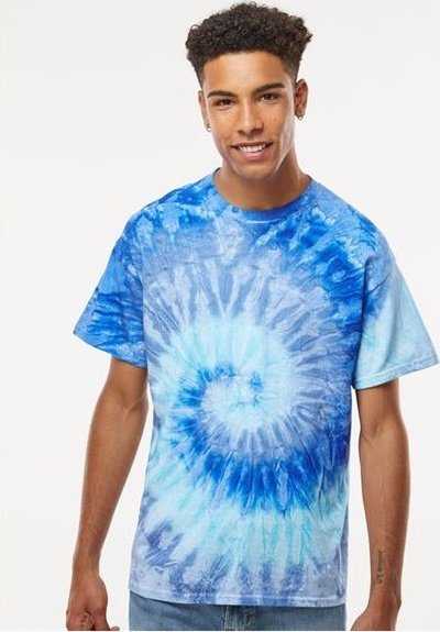 Colortone 1000 Multi-Color Tie-Dyed T-Shirt - Blue Jerry" - "HIT a Double