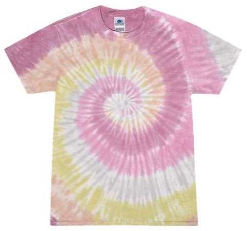 Colortone 1000 Multi-color Tie-Dyed T-Shirt - Desert Rose - HIT a Double - 1