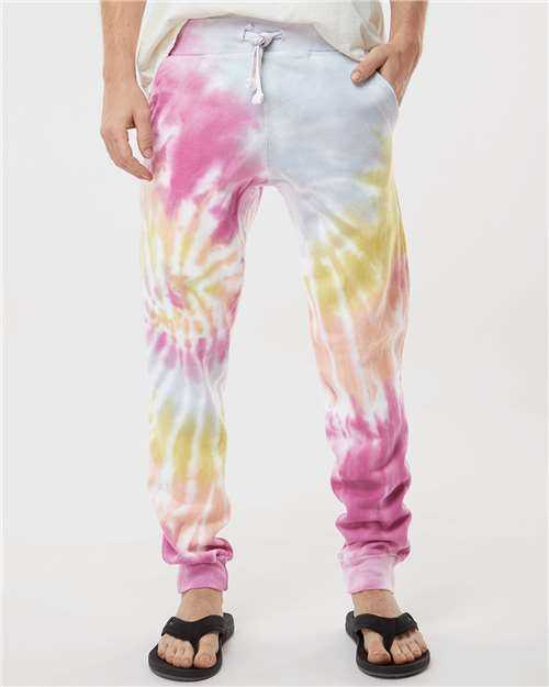 Colortone 8999 Tie-Dyed Joggers - Desert Rose" - "HIT a Double