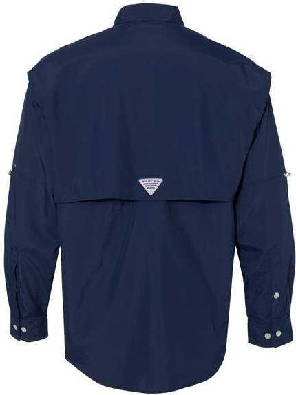Columbia 101162 PFG Bahama II Long Sleeve Shirt - Collegiate Navy - HIT a Double