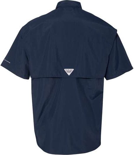 Columbia 101165 PFG Bahama II Short Sleeve Shirt - Collegiate Navy - HIT a Double