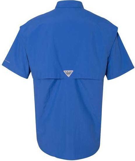 Columbia 101165 PFG Bahama II Short Sleeve Shirt - Vivid Blue - HIT a Double