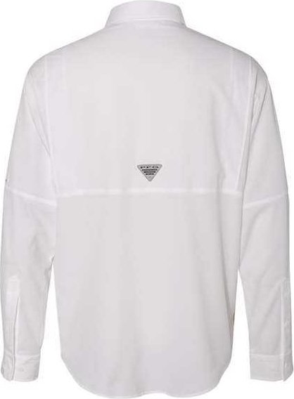 Columbia 128606 PFG Tamiami II Long Sleeve Shirt - White - HIT a Double