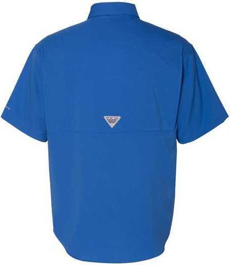 Columbia 128705 PFG Tamiami II Short Sleeve Shirt - Vivid Blue - HIT a Double