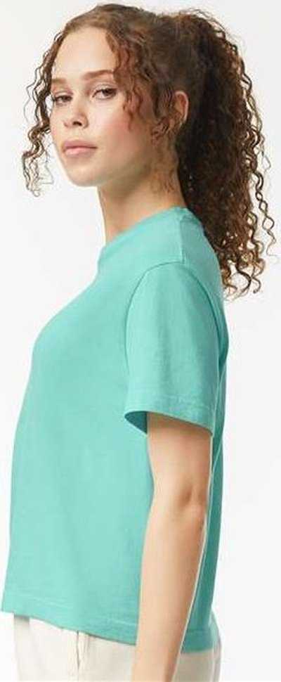 Comfort Colors 3023CL Women&#39;s Heavyweight Boxy T-Shirt - Chalky Mint - HIT a Double - 3