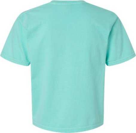Comfort Colors 3023CL Women&#39;s Heavyweight Boxy T-Shirt - Chalky Mint - HIT a Double - 5