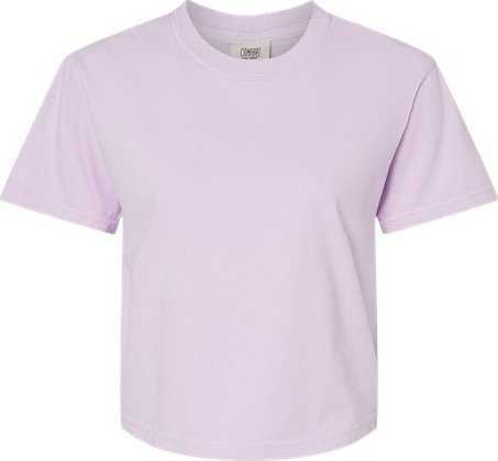 Comfort Colors 3023CL Women&#39;s Heavyweight Boxy T-Shirt - Orchid - HIT a Double - 1