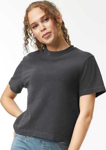 Comfort Colors 3023CL Women's Heavyweight Boxy T-Shirt - Pepper - HIT a Double - 1