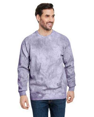 Comfort Colors 1545CC Adult Color Blast Crewneck Sweatshirt - Amethyst - HIT a Double