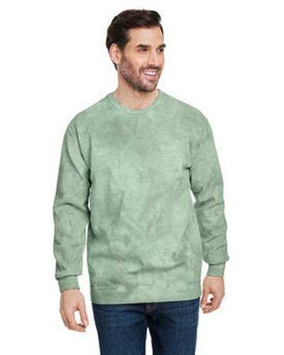 Comfort Colors 1545CC Adult Color Blast Crewneck Sweatshirt - Fern - HIT a Double