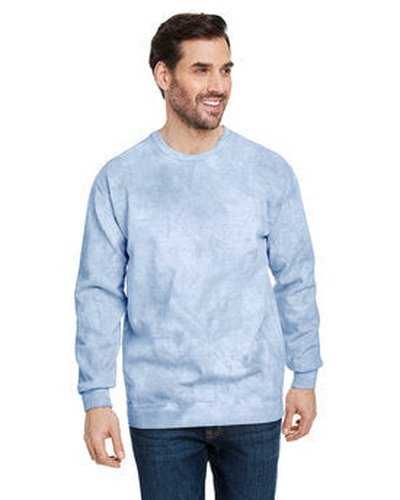 Comfort Colors 1545CC Adult Color Blast Crewneck Sweatshirt - Ocean - HIT a Double