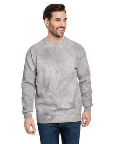 Comfort Colors 1545CC Adult Color Blast Crewneck Sweatshirt - Smoke - HIT a Double