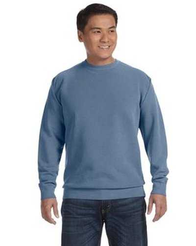 Comfort Colors 1566 Adult Crewneck Sweatshirt - Blue Jean - HIT a Double