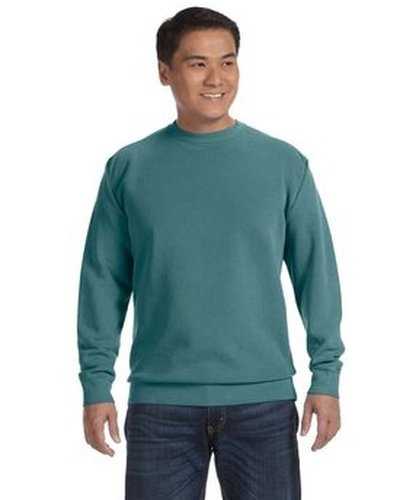 Comfort Colors 1566 Adult Crewneck Sweatshirt - Blue Spruce - HIT a Double