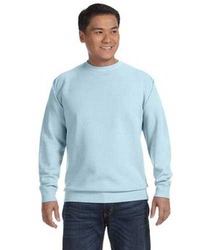 Comfort Colors 1566 Adult Crewneck Sweatshirt - Chambray - HIT a Double