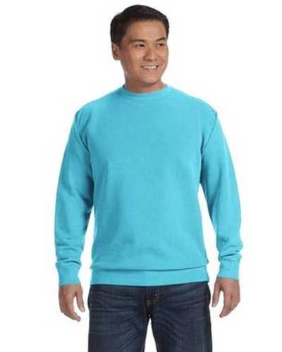 Comfort Colors 1566 Adult Crewneck Sweatshirt - Lagoon Blue - HIT a Double