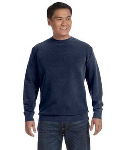 Comfort Colors 1566 Adult Crewneck Sweatshirt - True Navy - HIT a Double
