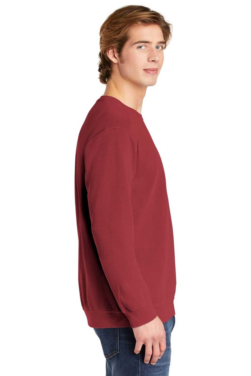 Comfort Colors 1566 Ring Spun Crewneck Sweatshirt - Crimson - HIT a Double