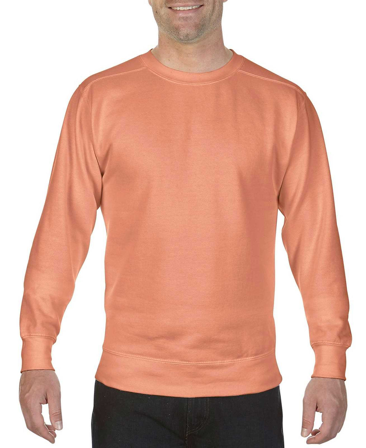 Comfort Colors 1566 Ring Spun Crewneck Sweatshirt - Terracotta - HIT a Double