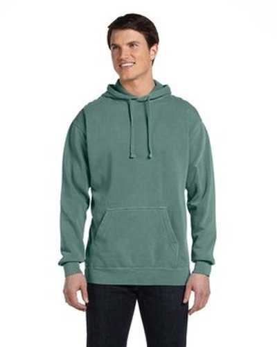 Comfort Colors 1567 Adult Hooded Sweatshirt - Ligheather Grayreen - HIT a Double
