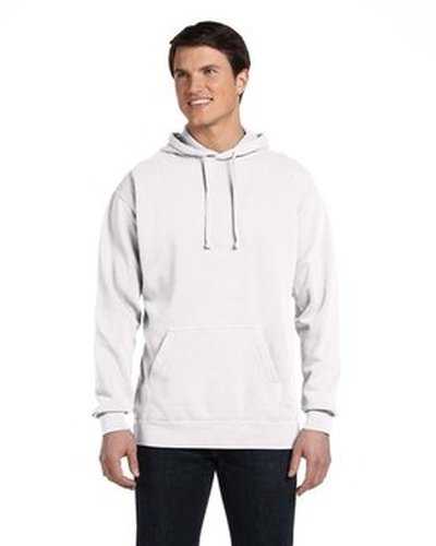 Comfort Colors 1567 Adult Hooded Sweatshirt - White - HIT a Double