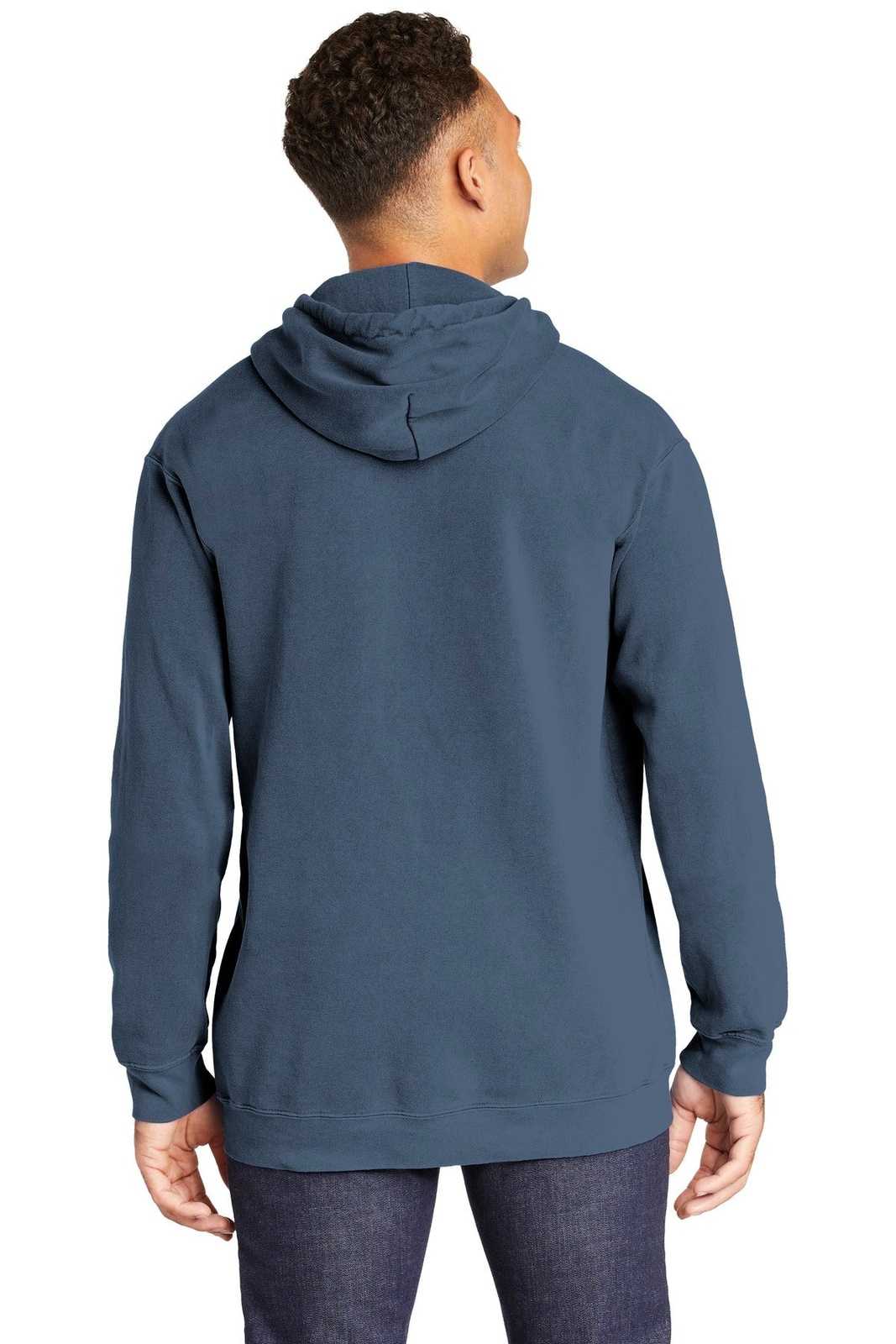 Comfort Colors 1567 Ring Spun Hooded Sweatshirt - Blue Jean - HIT a Double