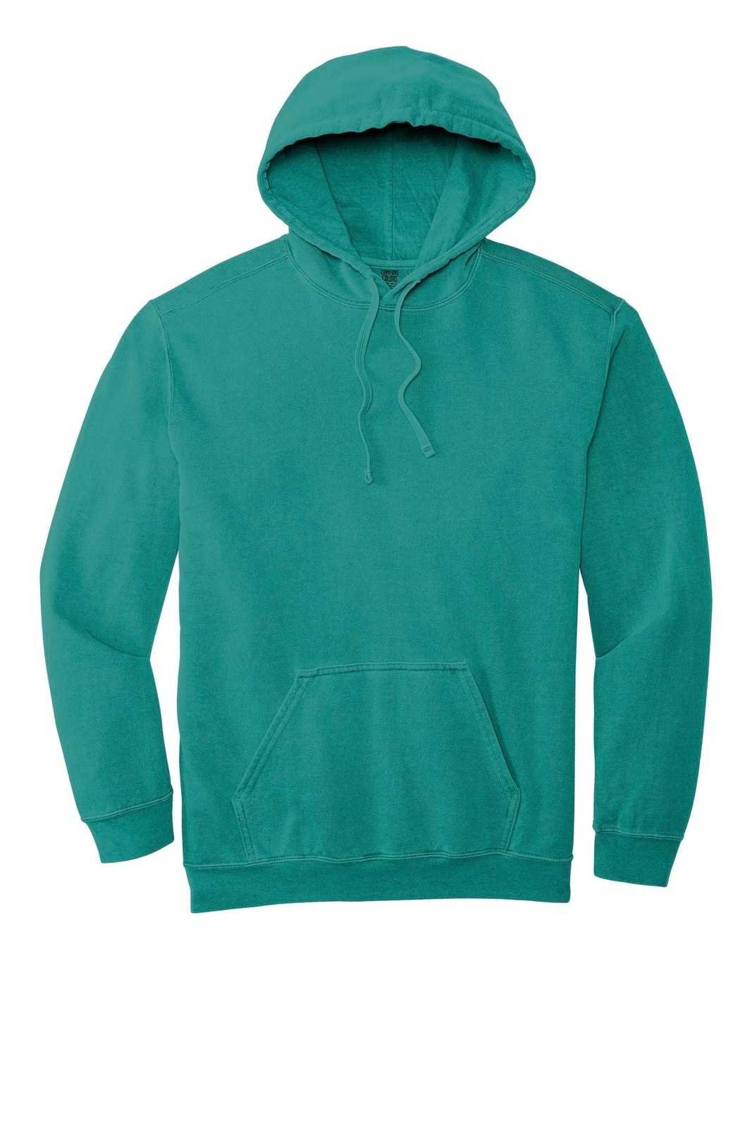 Comfort Colors 1567 Ring Spun Hooded Sweatshirt - Seafoam - HIT a Double
