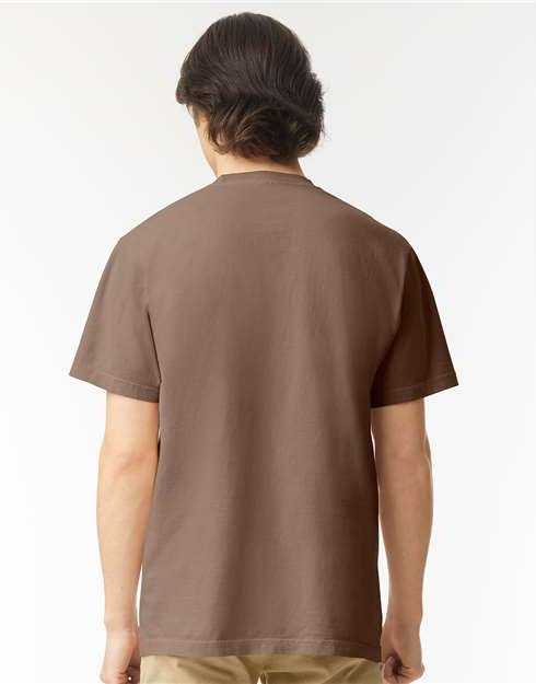 Comfort Colors 1717 Garment-Dyed Heavyweight T-Shirt - Espresso&quot; - &quot;HIT a Double