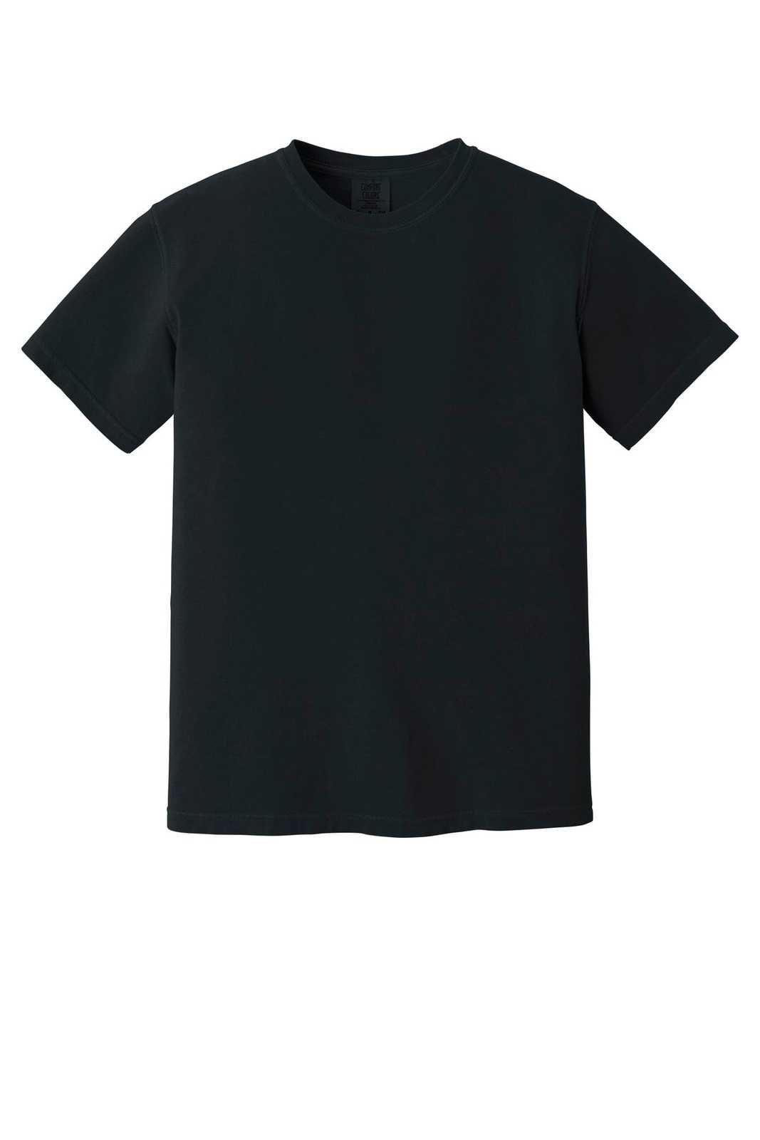Comfort Colors 1717 Heavyweight Ring Spun Tee - Black - HIT a Double