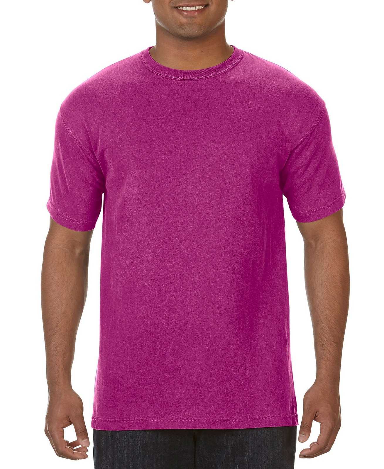 Comfort Colors 1717 Heavyweight Ring Spun Tee - Boysenberry - HIT a Double