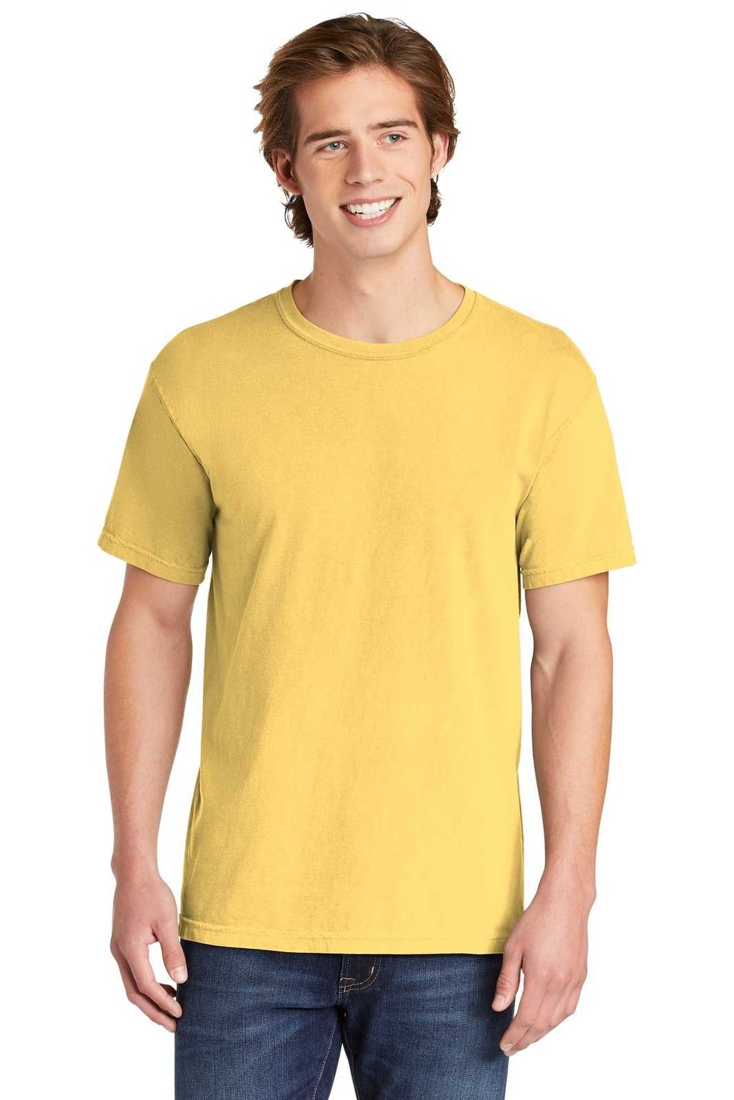 Comfort Colors 1717 Heavyweight Ring Spun Tee - Butter - HIT a Double