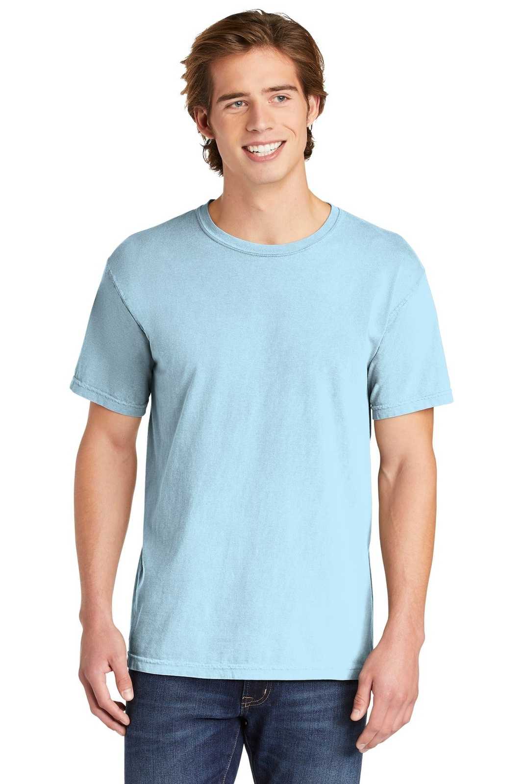 Comfort Colors 1717 Heavyweight Ring Spun Tee - Chambray - HIT a Double