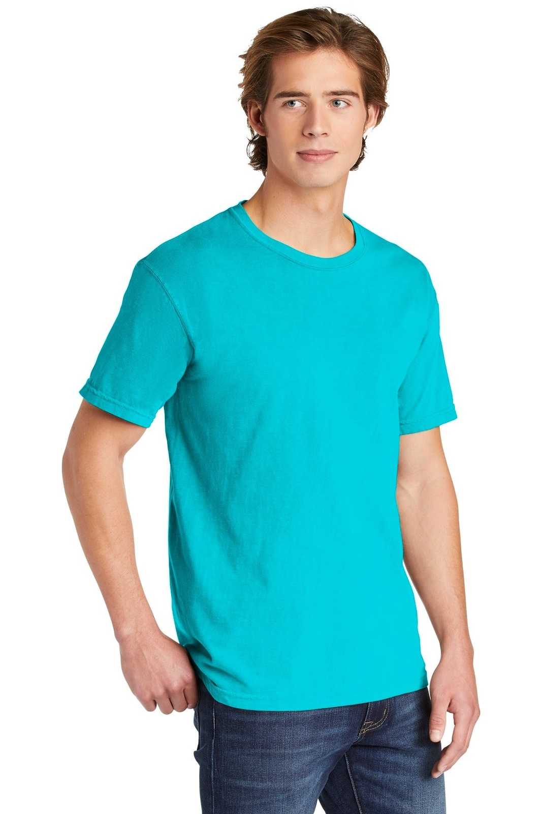 Comfort Colors 1717 Heavyweight Ring Spun Tee - Lagoon - HIT a Double