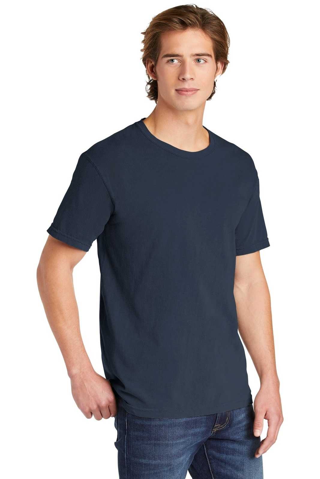 Comfort Colors 1717 Heavyweight Ring Spun Tee - Midnight - HIT a Double