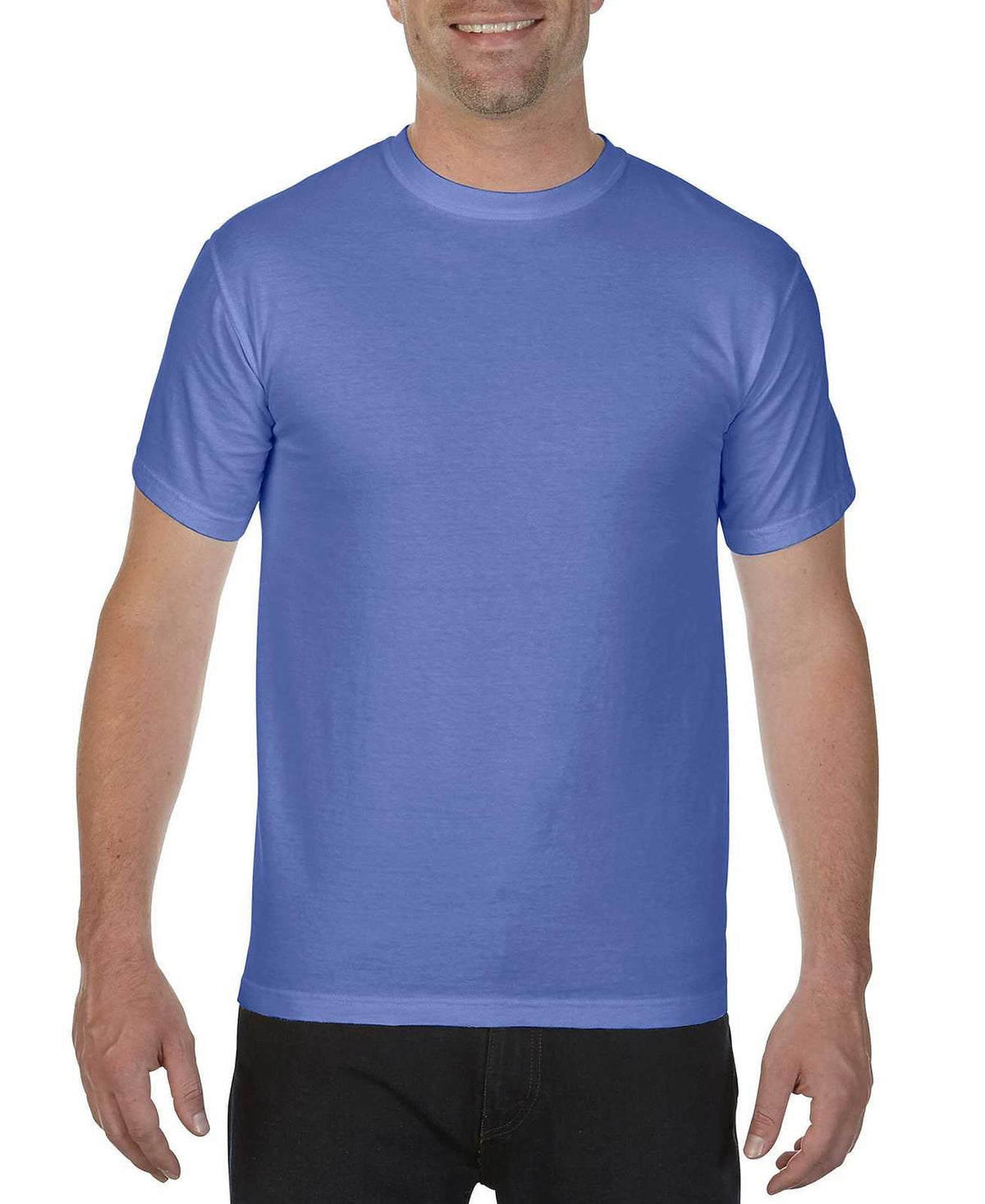 Comfort Colors 1717 Heavyweight Ring Spun Tee - Periwinkle - HIT a Double
