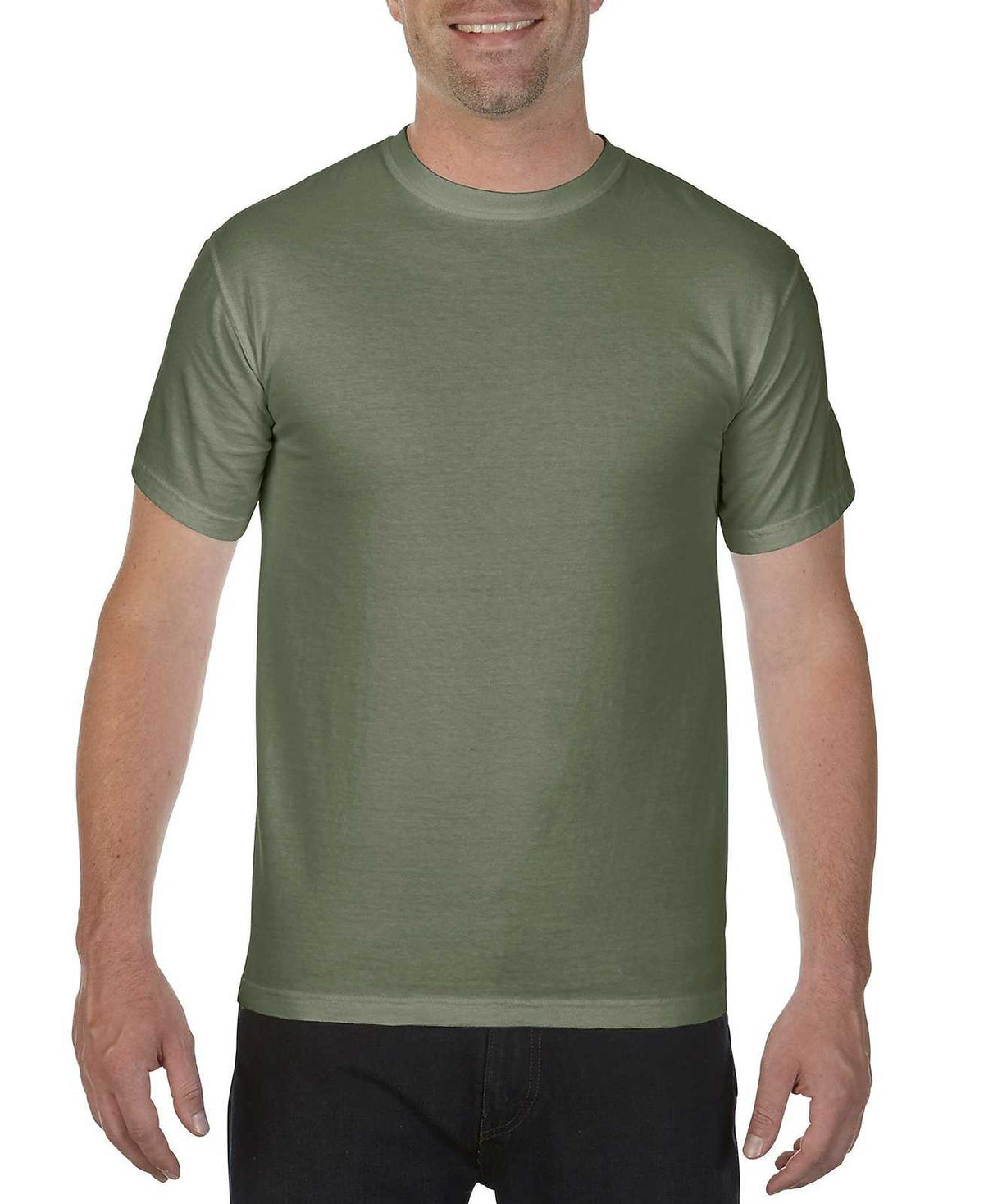 Comfort Colors 1717 Heavyweight Ring Spun Tee - Sage - HIT a Double