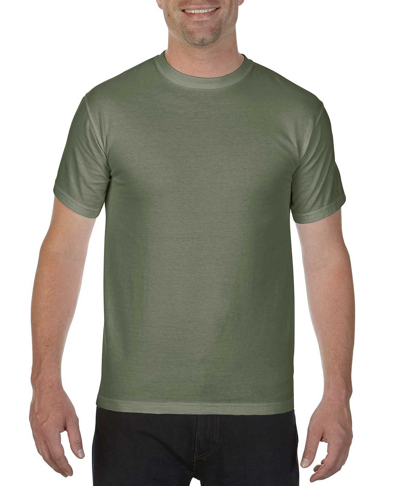 Comfort Colors 1717 Heavyweight Ring Spun Tee - Sage - HIT a Double